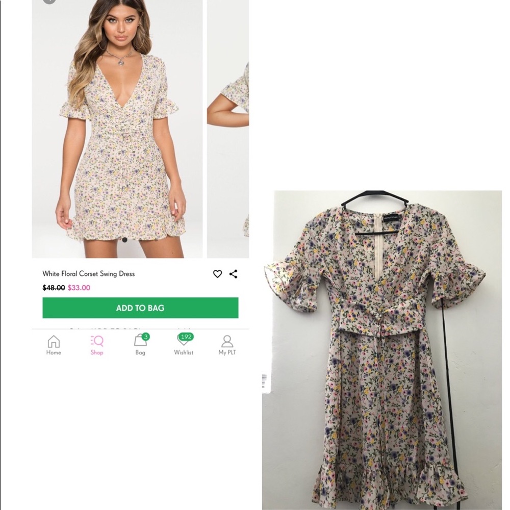 Corset swing dress